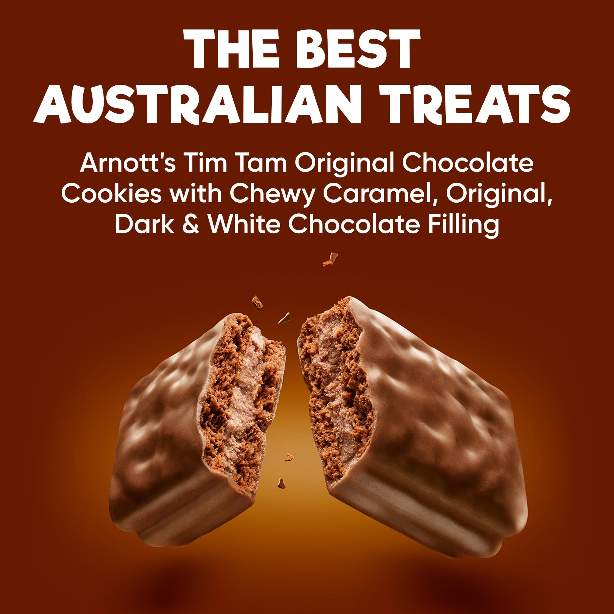 Gift-ready packaging from Treats from Home Tim Tam box front.