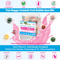 Tree Hugger Bubble Gum classic bubblegum flavor ideal for kids' on-the-go treats.