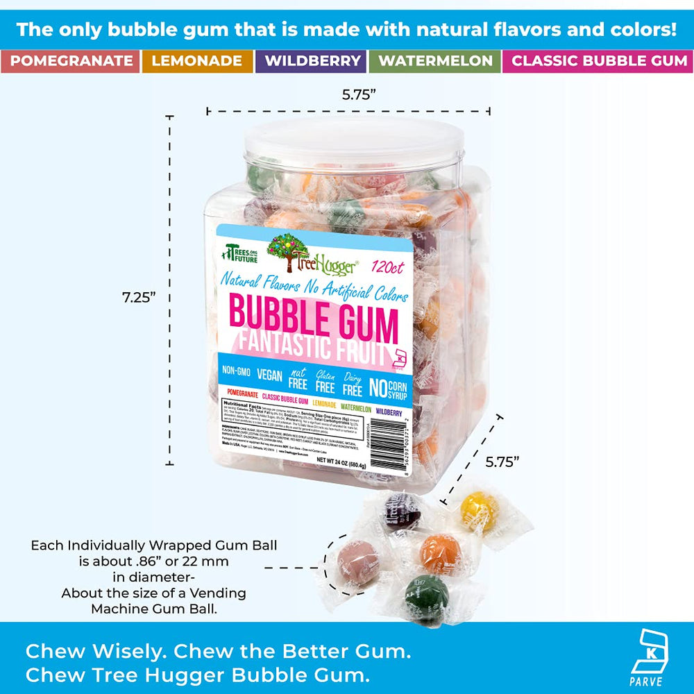 Tree Hugger Bubble Gum lemonade flavor offers bright citrus notes.