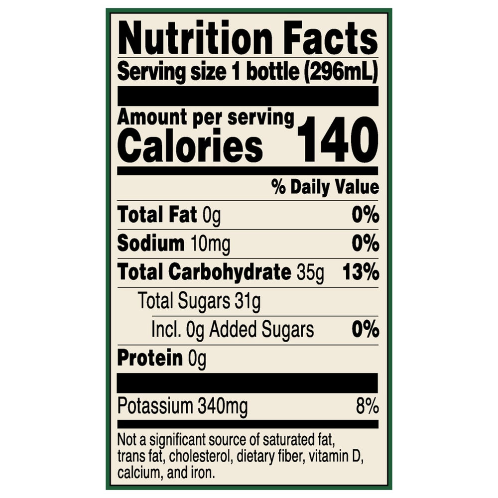 Tree Top apple juice label emphasizes no artificial colors or flavors