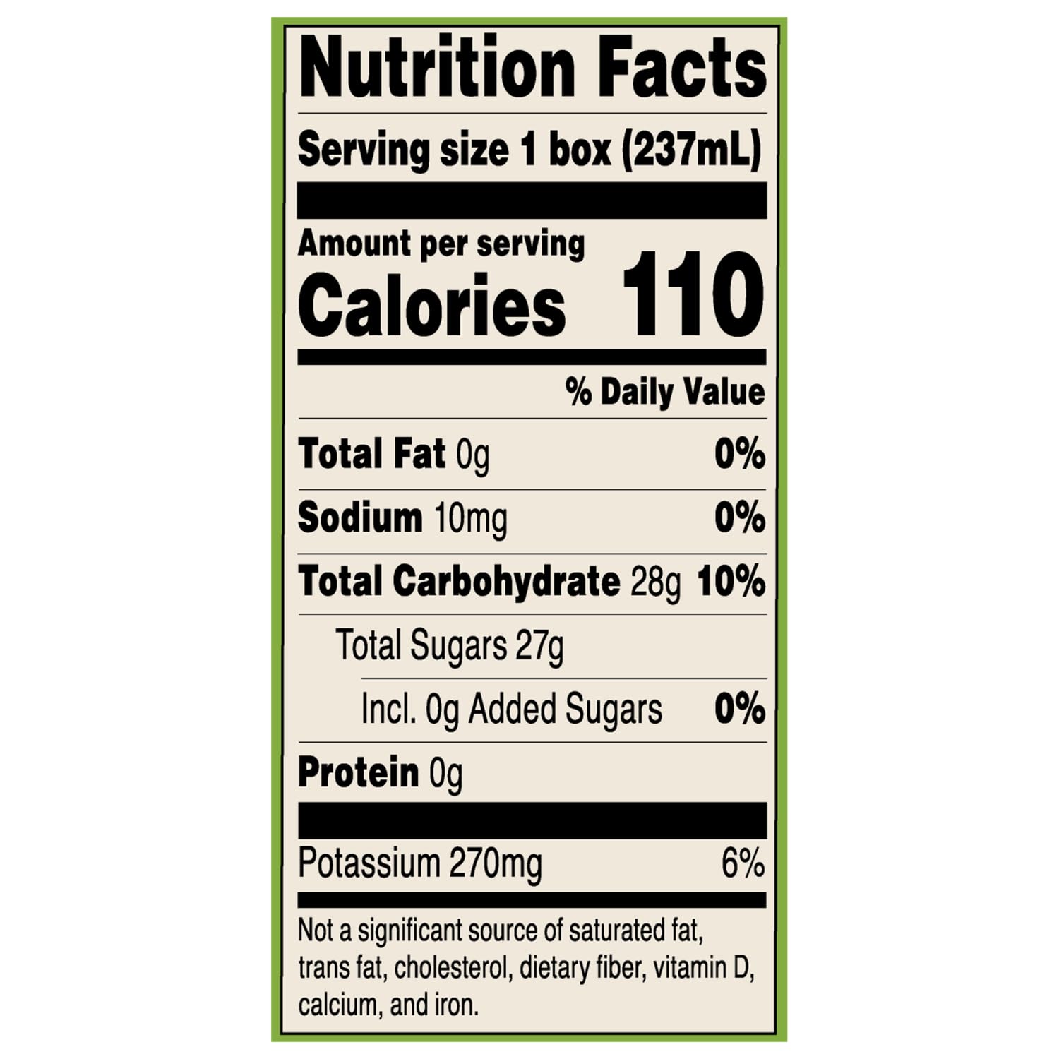 Tree Top Organic Apple Juice label closeup highlights organic certification.