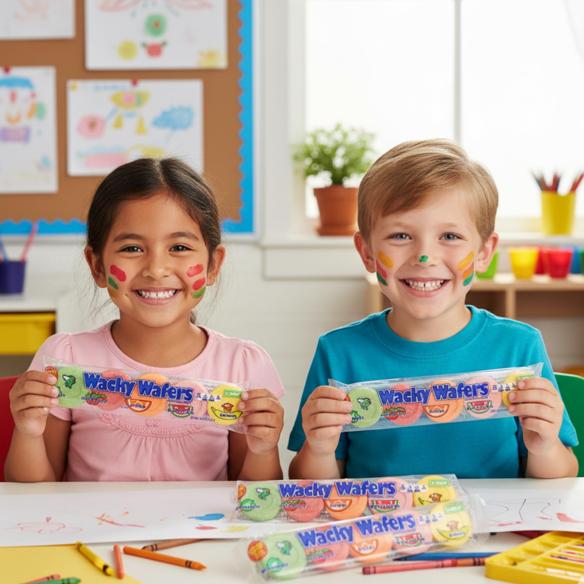 Tree Treasures Wacky Wafers Banana Pack — fruity crunch for lunchboxes