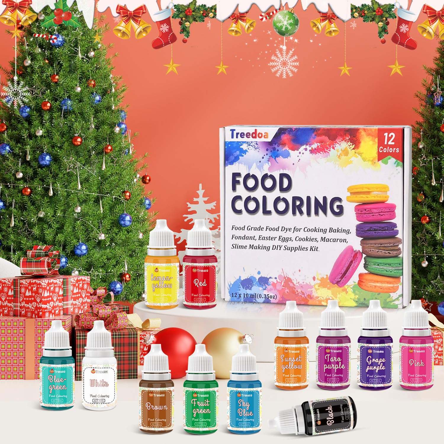 Treedoa set showing total capacity of 120ml for large-batch coloring projects.