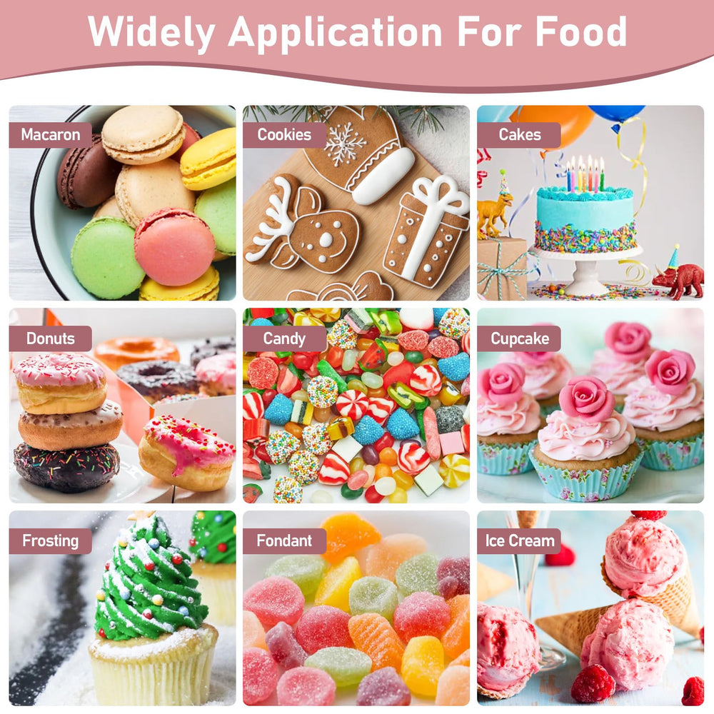 Treedoa baking and dessert colors for versatile food coloring