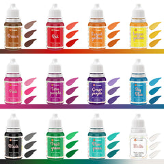 Treedoa bright colors applied to cake decorating for vibrant frosting and fondant accents.