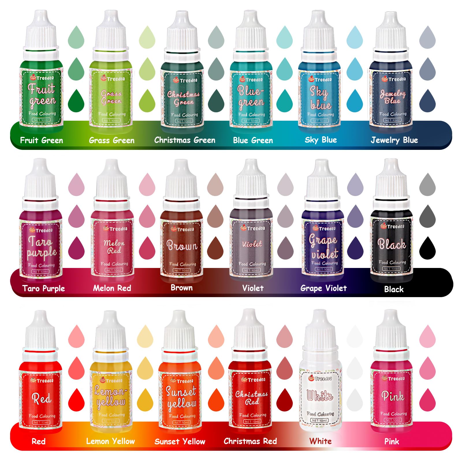 Treedoa Easter egg dye collection for bright egg coloring