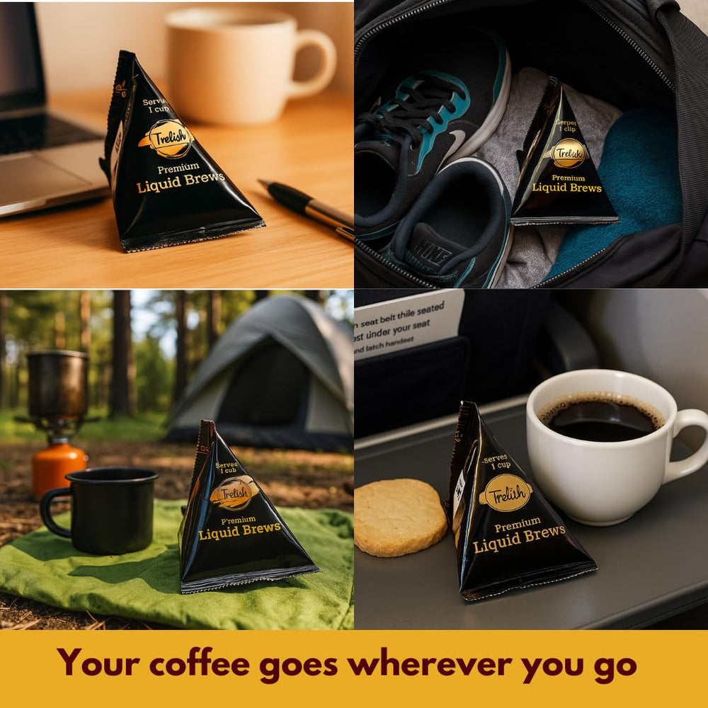 Trelish Coffee Concentrate 24-serving box for daily rituals.