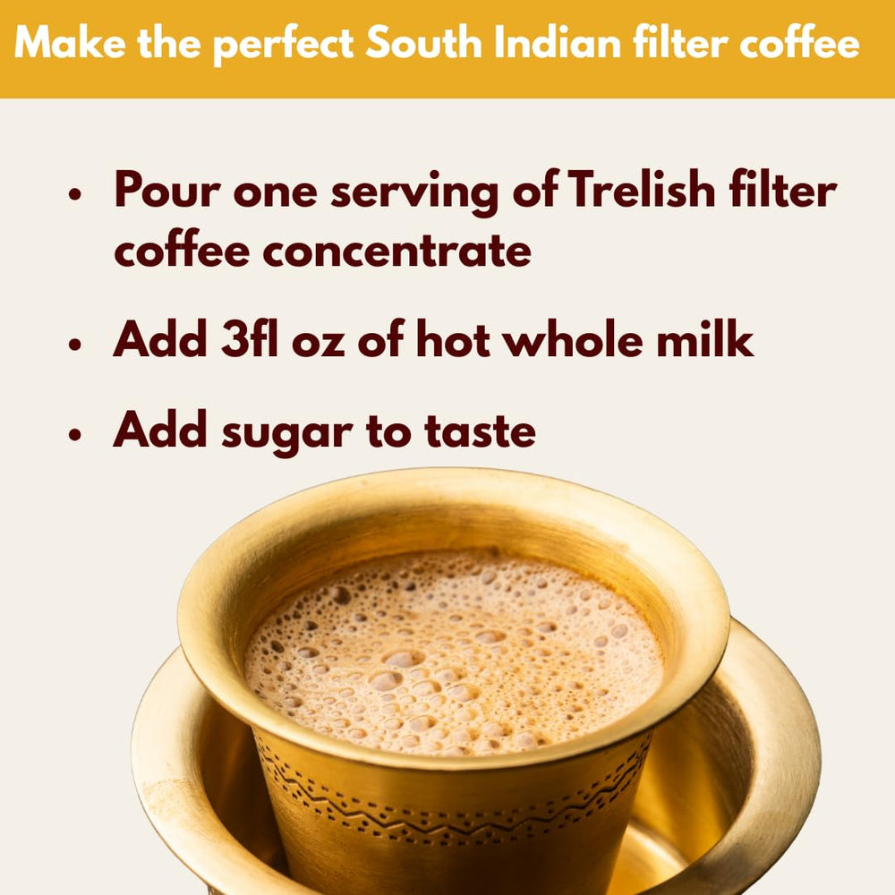 Trelish Coffee Concentrate travel-friendly sachets fit in any bag.