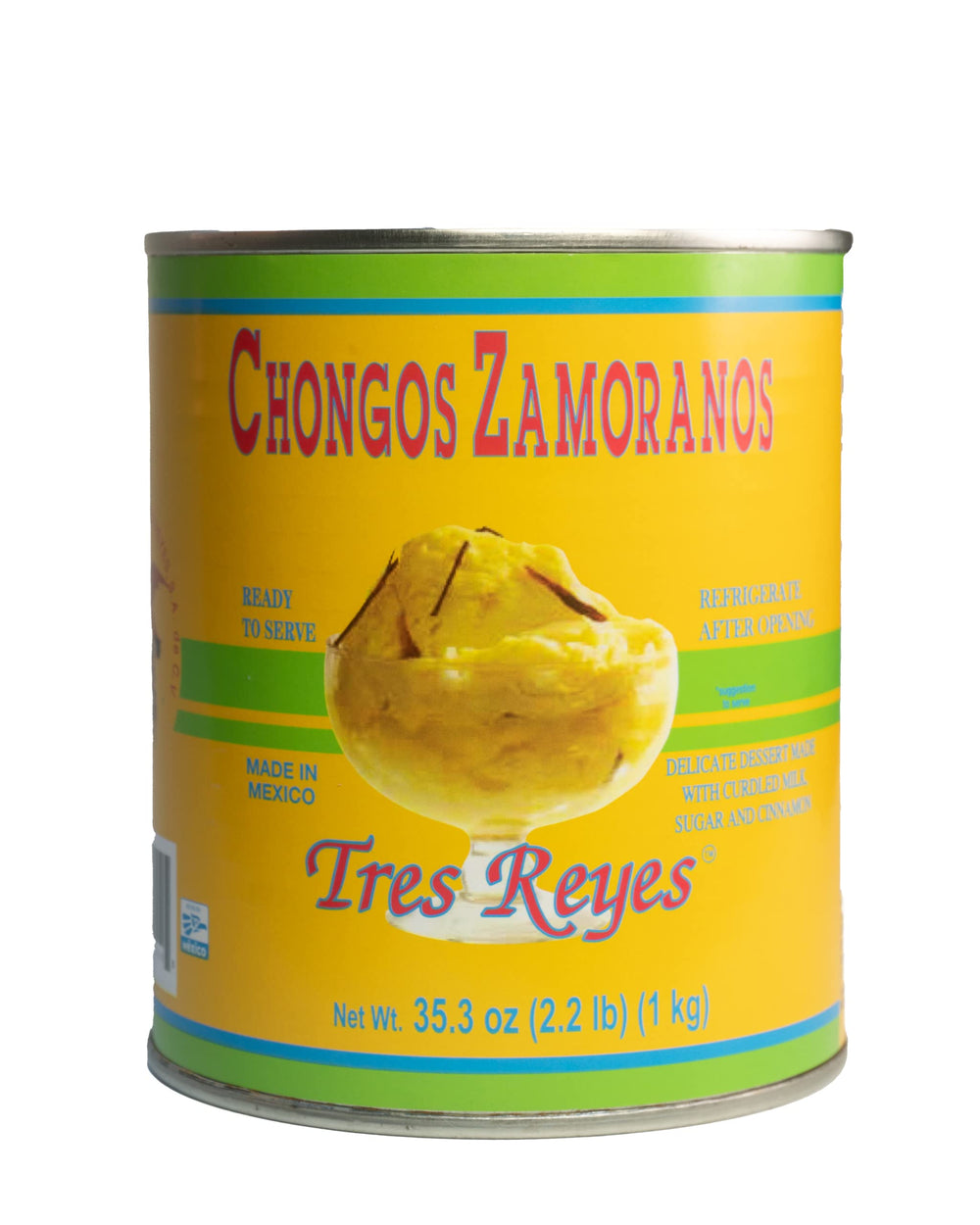 Tres Reyes Chongos Zamoranos candy 2.2 lb, rich milk texture for sharing