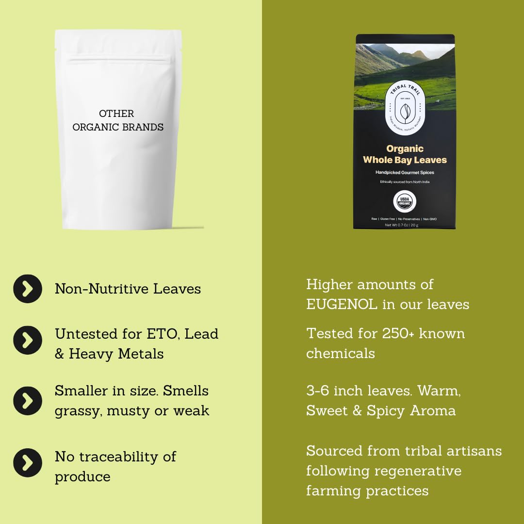 Tribal Trail USDA Organic label signals trusted quality and purity