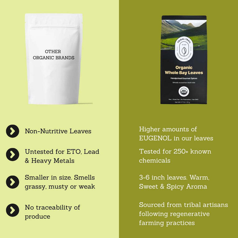 Tribal Trail USDA Organic label signals trusted quality and purity