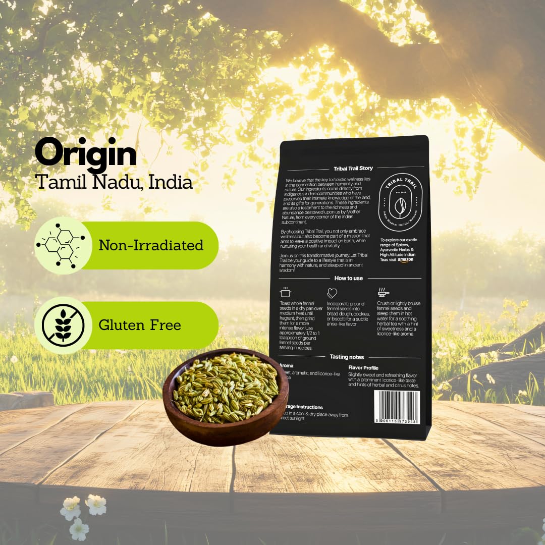Tribal Trail fennel seeds used in baking and desserts.