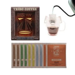 TRIBO coffee single-serve pour-over pack for easy travel brewing