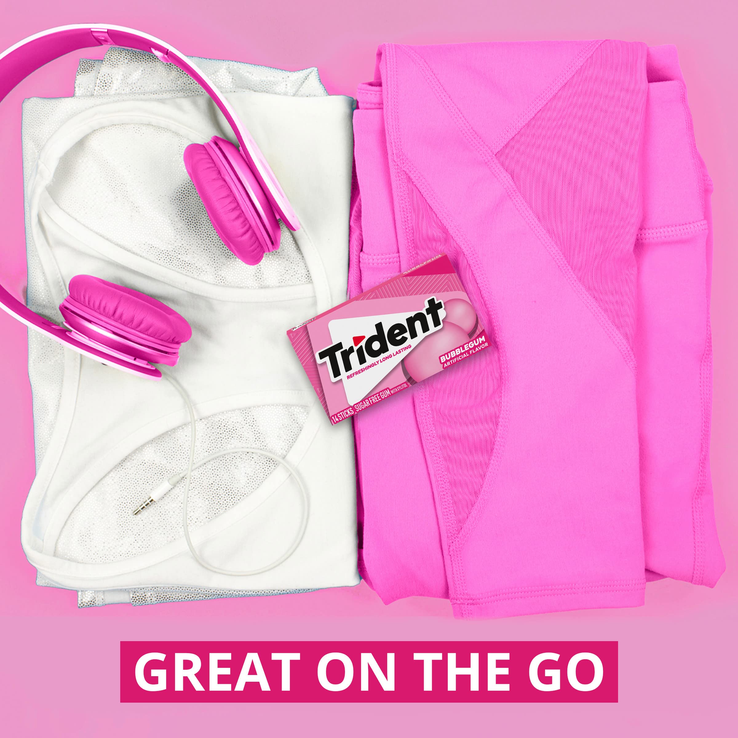 Gum packs organized for desk or bag storage.