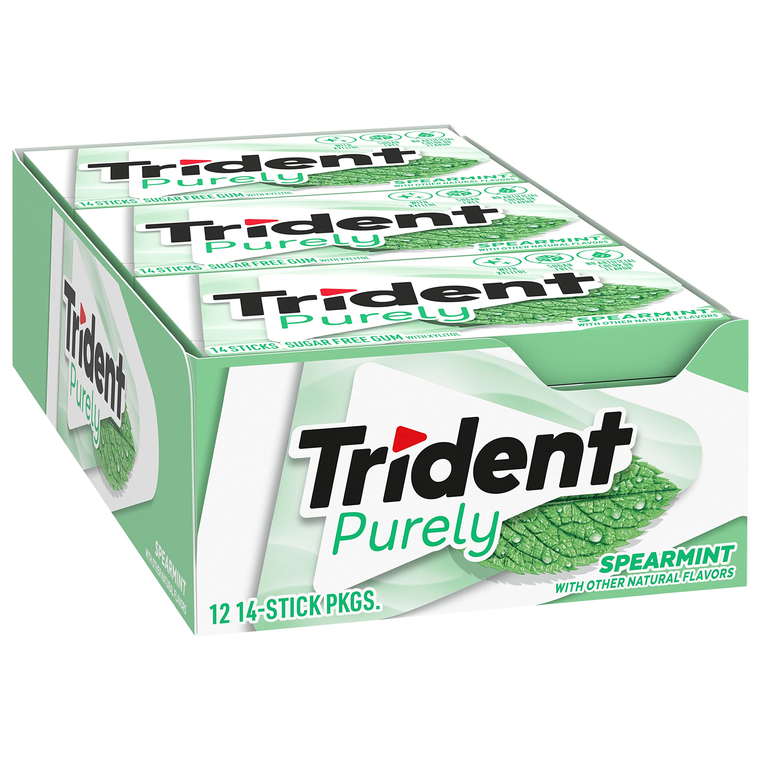 Trident gum on-the-go in car or bag.