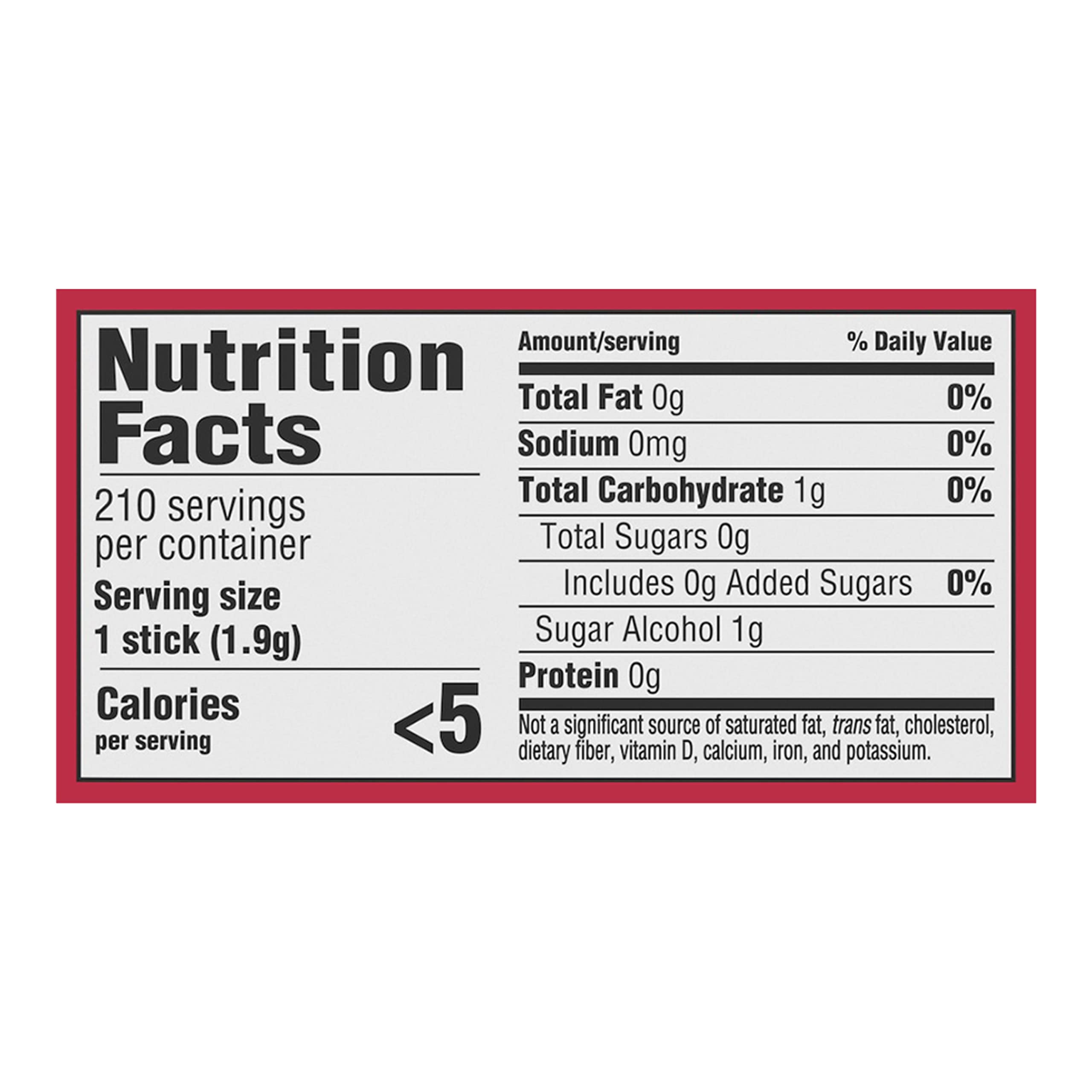 Trident Island Berry Lime stick-inside-pack emphasizes convenient, mess-free chewing.