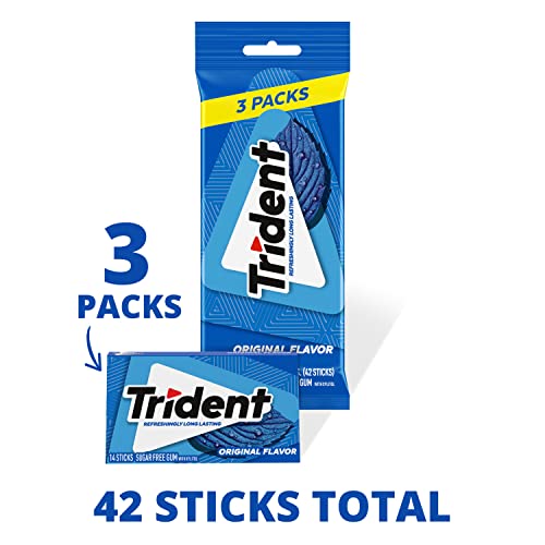Trident school lunch essential gum pack for students
