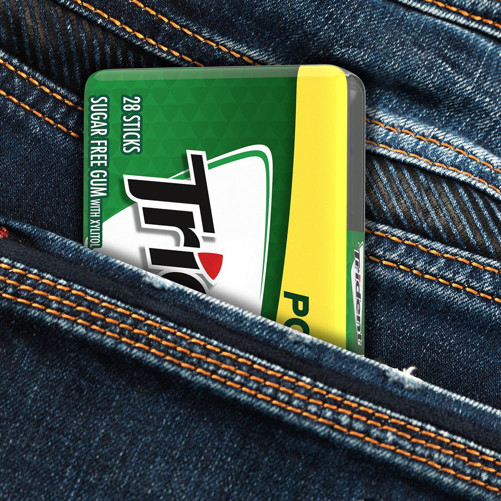 Foil-wrapped sticks preserve mint flavor between uses.
