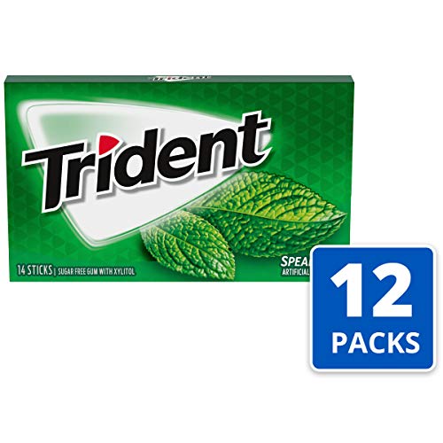 Trident Spearmint gum on shelf display inspires a clean breath option