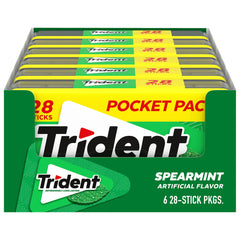 Trident Spearmint pocket-pack-case keeps gum fresh on the go.