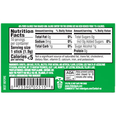 Trident Spearmint sugar-free gum 14 pieces per pack keeps breath fresh