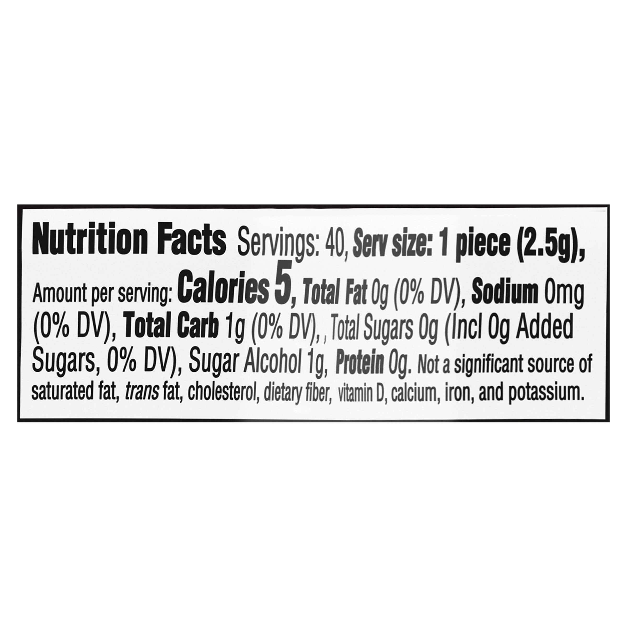 Trident Vibes Sour Patch Kids Redberry gum bottle open, convenient travel pack.
