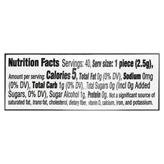 Trident Vibes Sour Patch Kids Redberry gum bottle open, convenient travel pack.