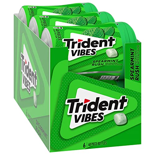 Trident Vibes Spearmint Rush office-use gum for immediate refresh.