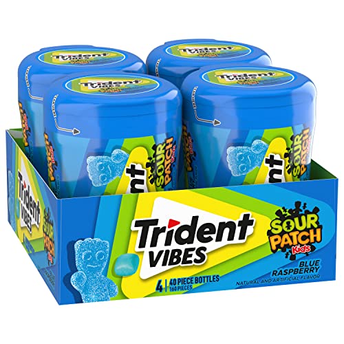 Trident Vibes xylitol ingredient, sugar-free formula.