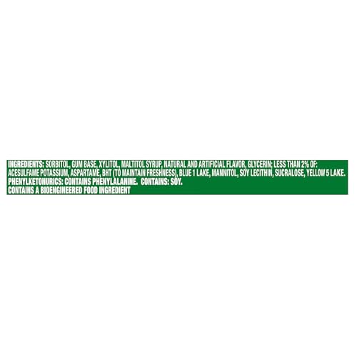 Trident Watermelon Twist stick partially removed from package for quick refresh