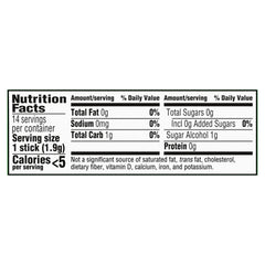 Trident Watermelon Twist gum 14 pieces per pack close-up emphasizes freshness.