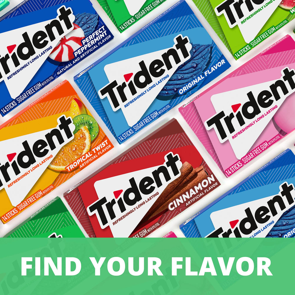 Trident Watermelon Twist fruit flavor close-up aroma vibe.