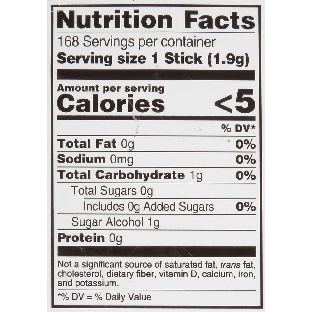Trident Wintergreen Sugar Free Gum stick close-up highlights portability.