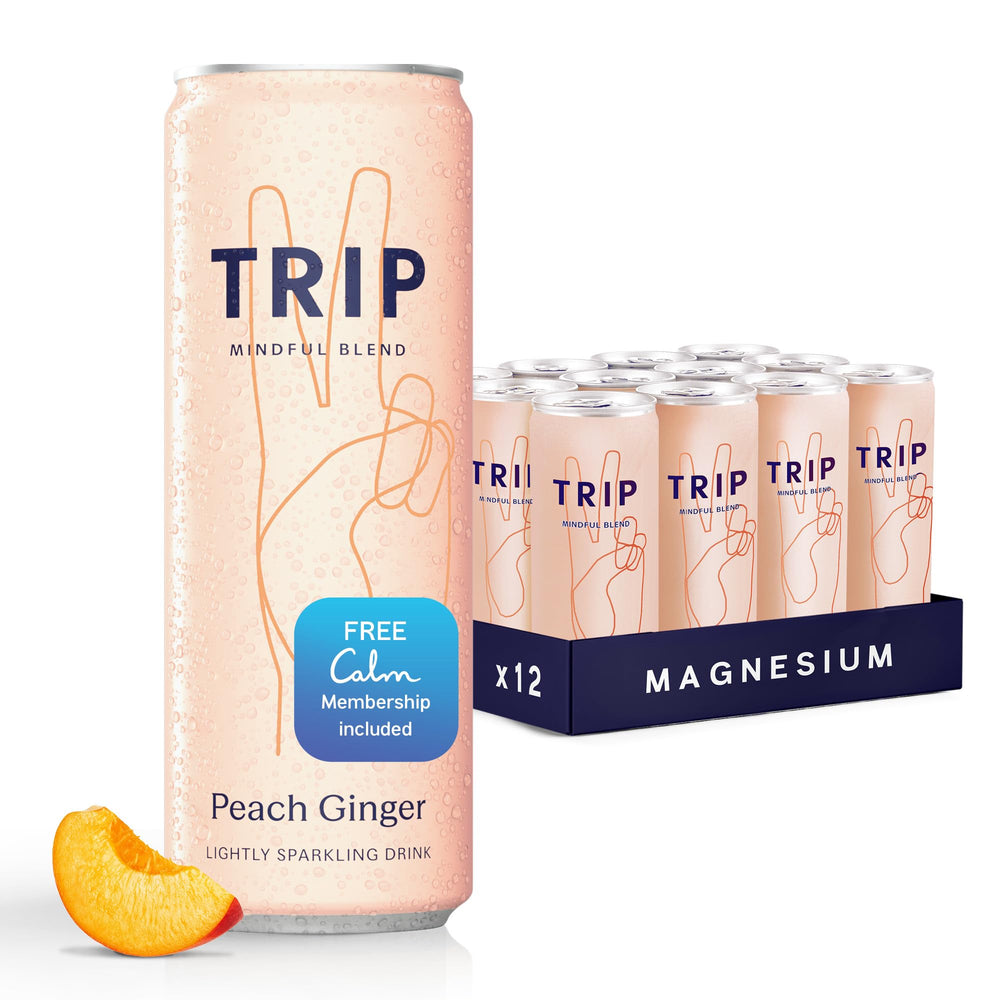 TRIP Lightly Sparkling bottle highlights a refreshing non-alcoholic option for any moment.