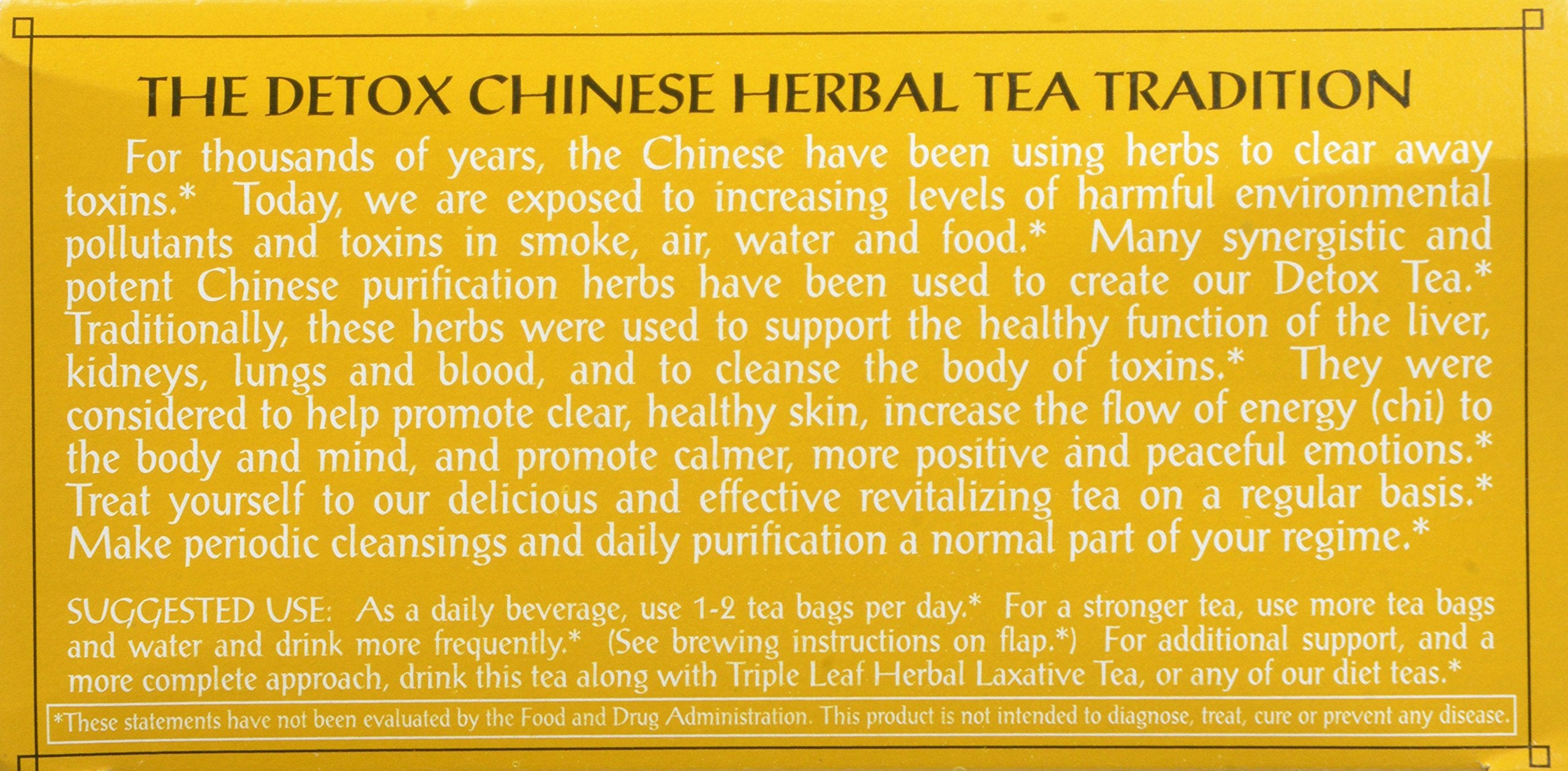 Triple Leaf Detox Tea steeping in hot water, releasing fragrant herbal aroma.