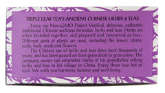 Triple Leaf Tea eucommia and fo-ti showcase traditional vitality ingredients