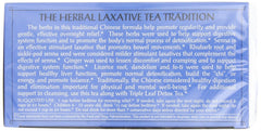 Triple Leaf Tea pack of six tea bags provides convenient, caffeine-free digestive comfort.