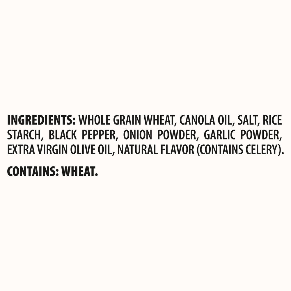Triscuit crackers ingredients highlight 100% whole grain wheat and simple pantry staples.