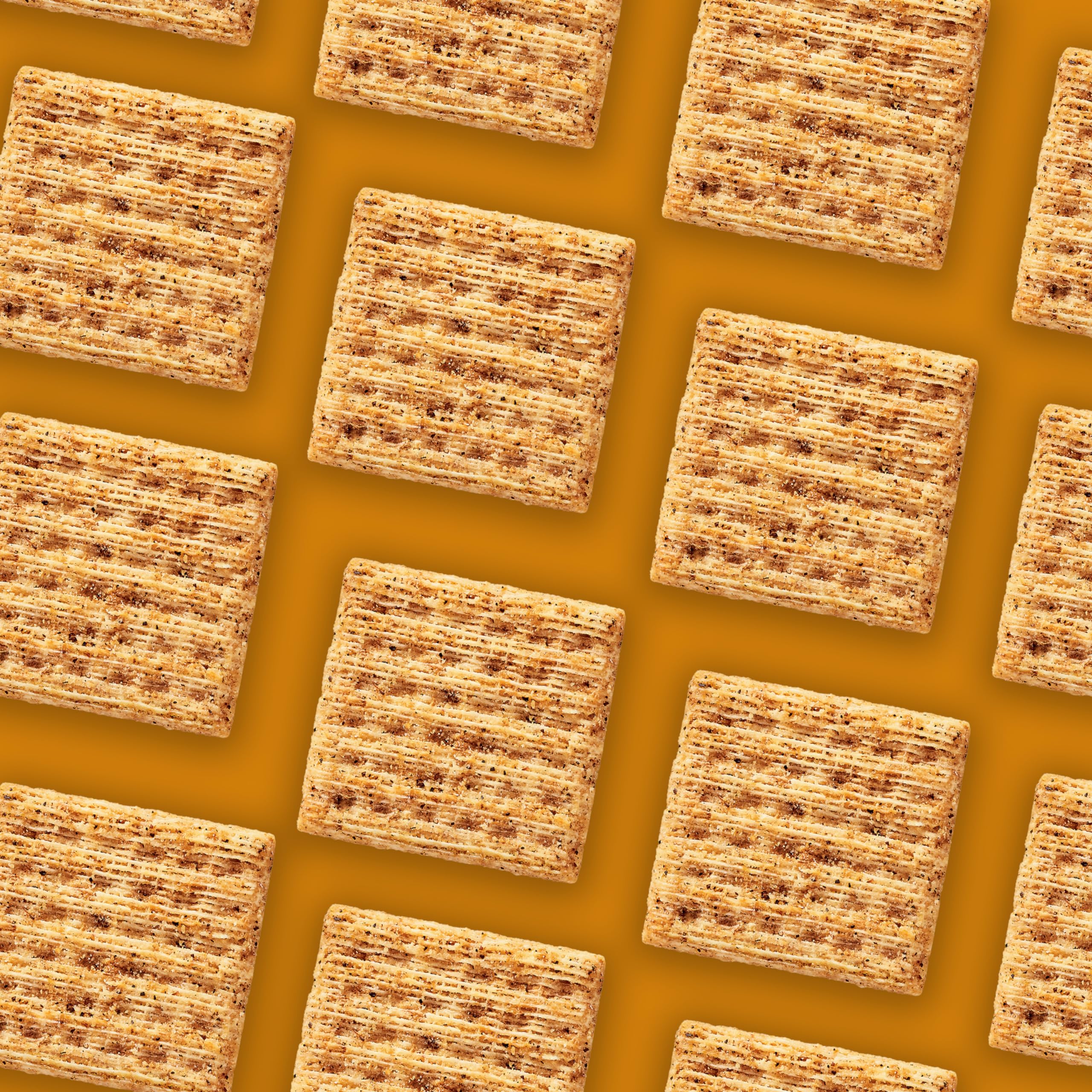 Triscuit Smoked Gouda crackers open box showing bulk packaging.
