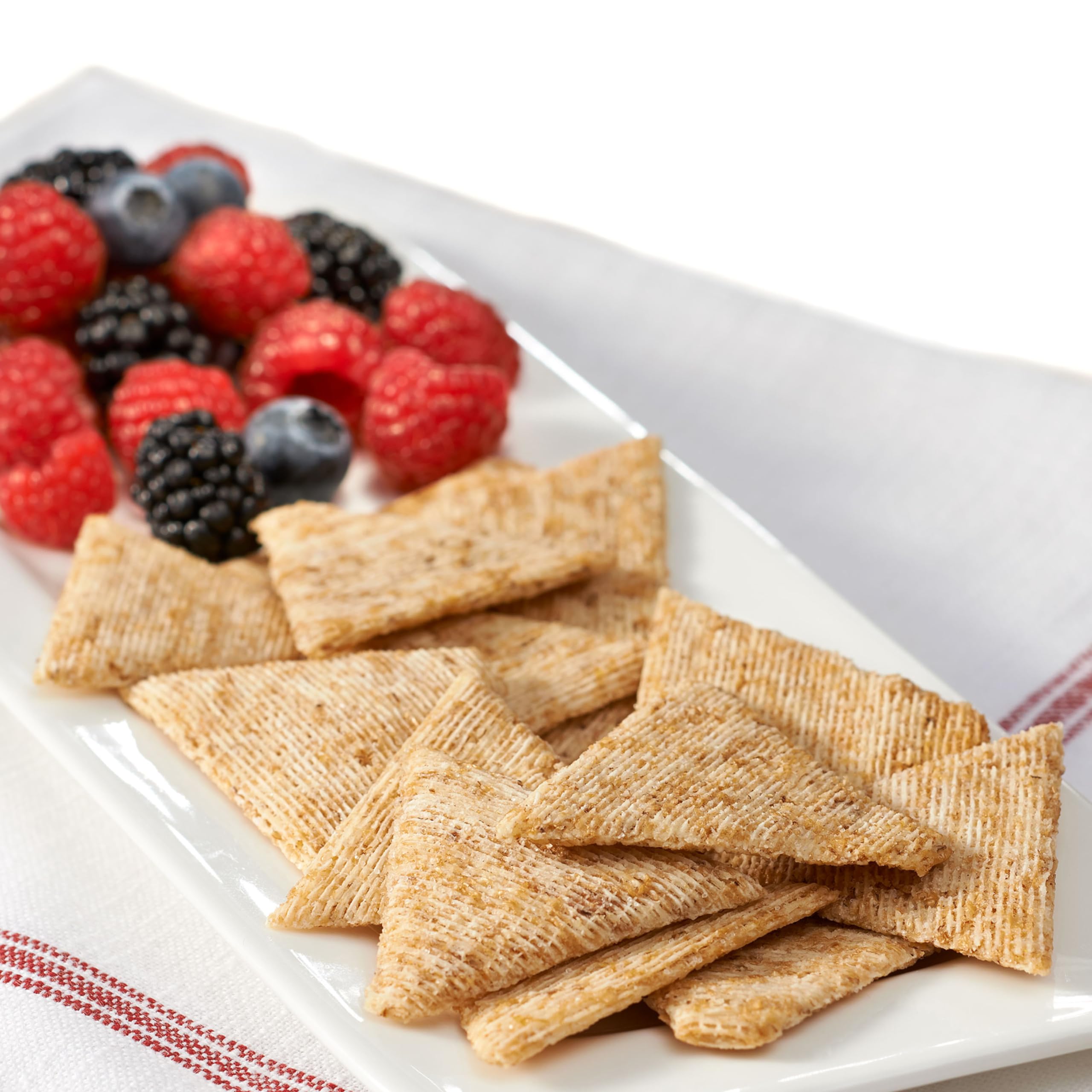Triscuit Thin Crisps Original paired with dips and hummus