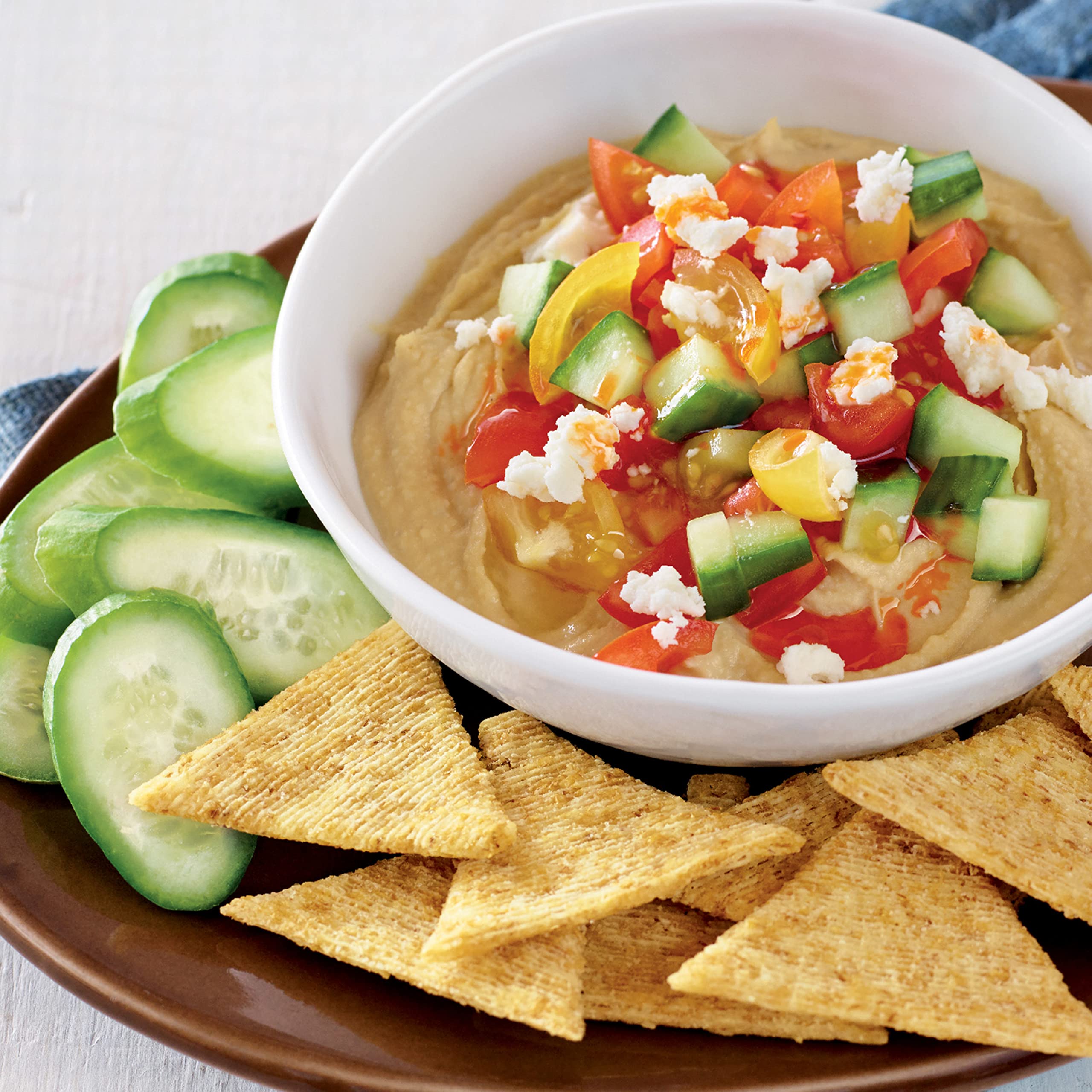 Triscuit Thin Crisps Original on a party cheese board