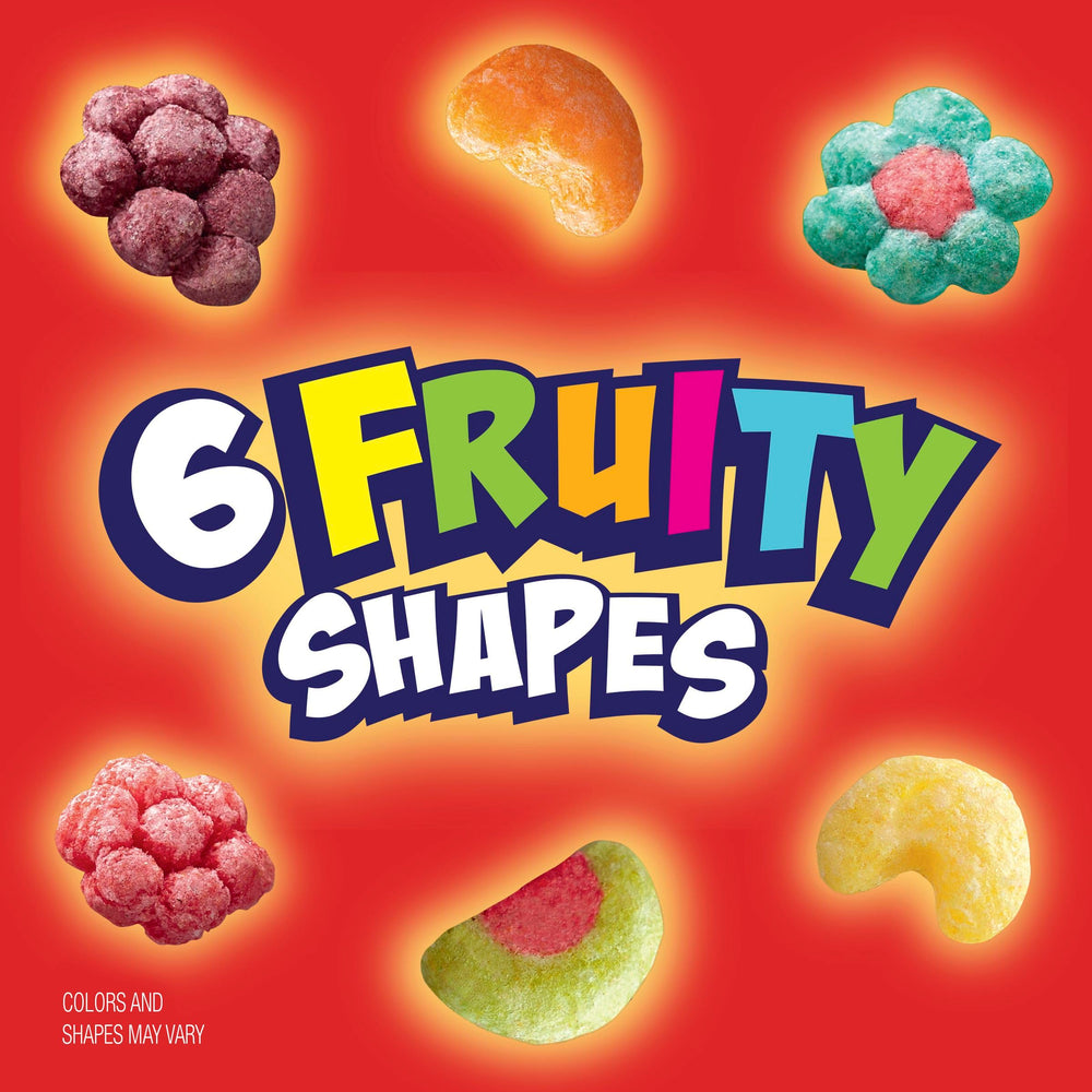 Trix cereal in a milk bowl highlighting crunchy texture and color.