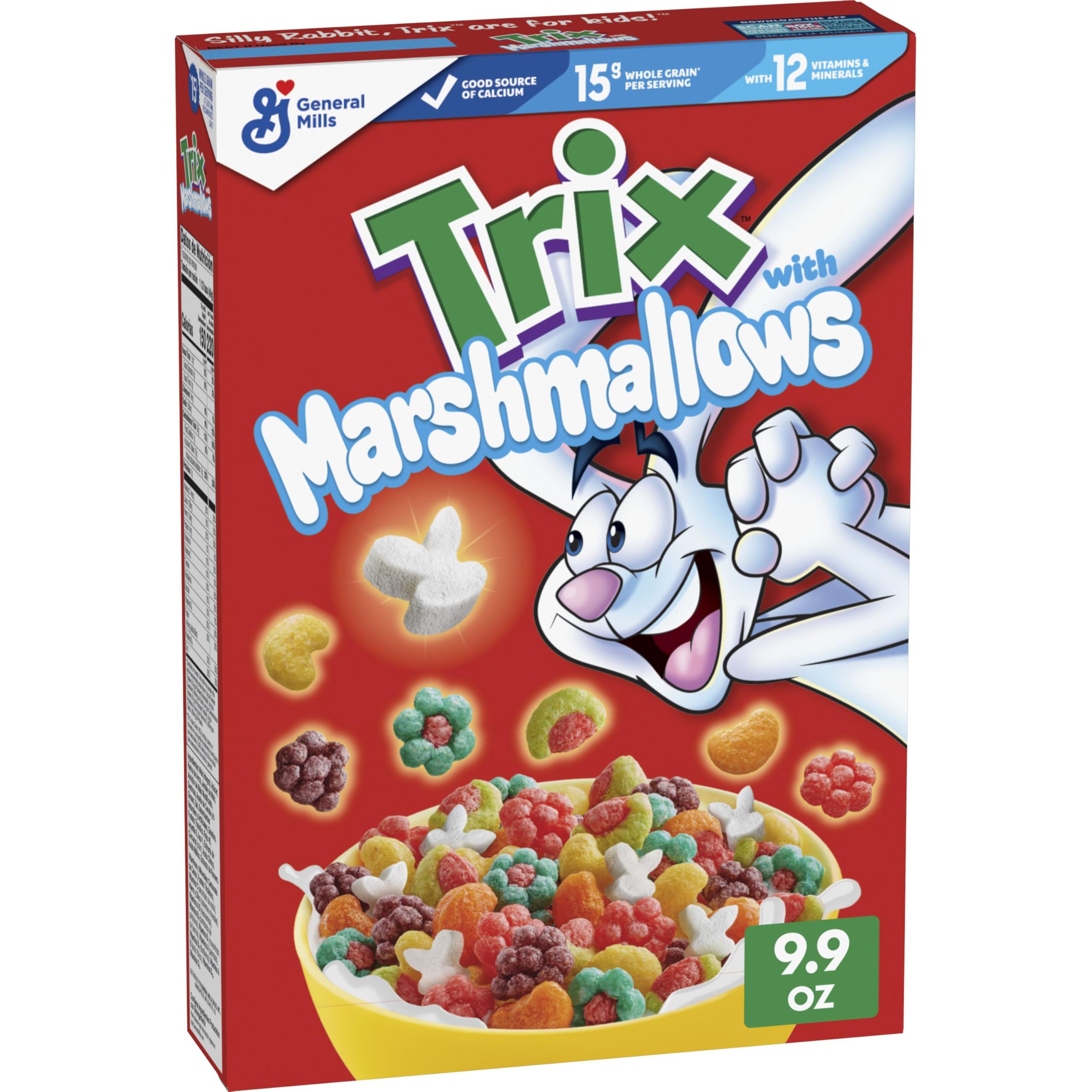 Trix fruity shapes in a bowl offer a colorful, inviting breakfast.