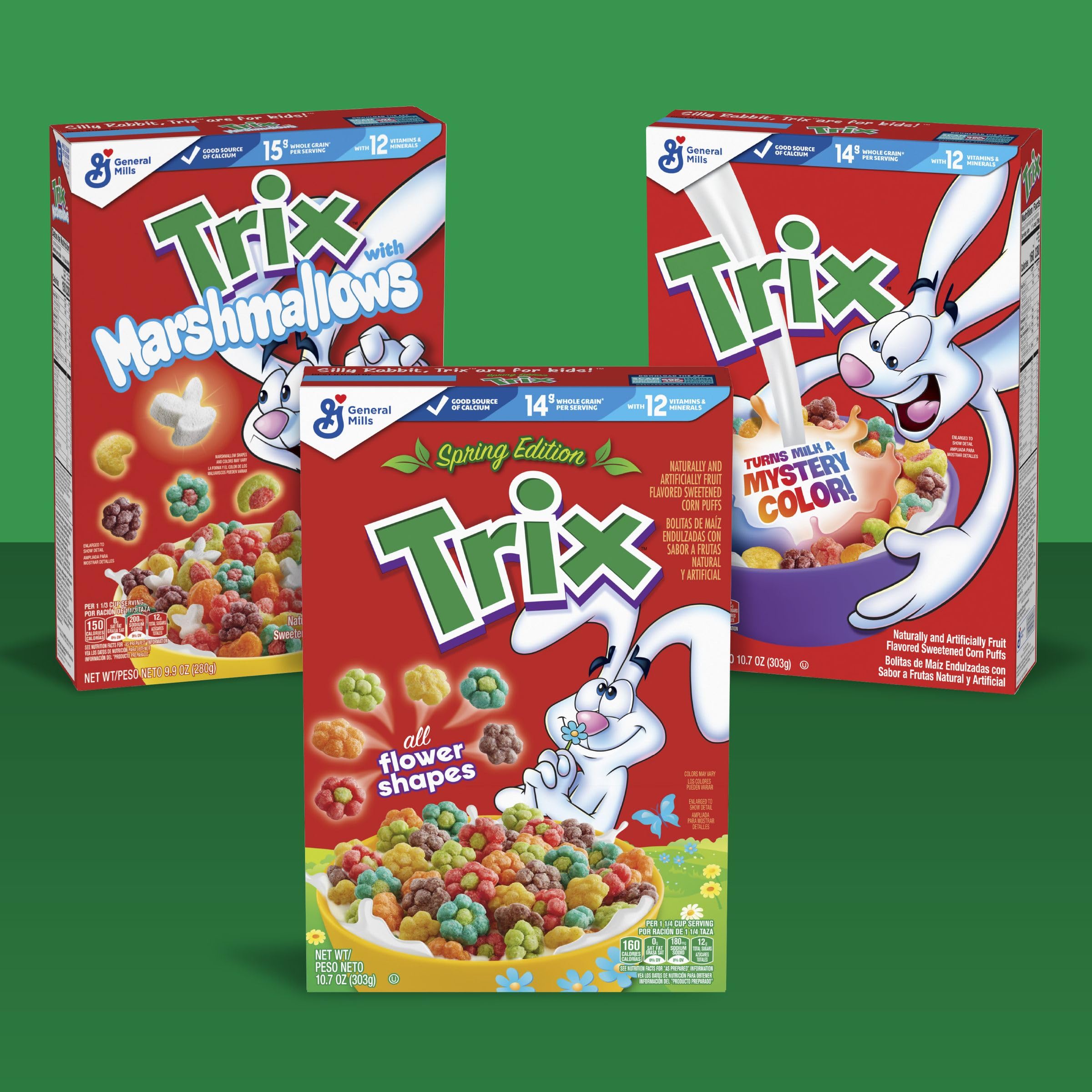 Trix colorful cereal adds flair to on-the-go snack mixes.