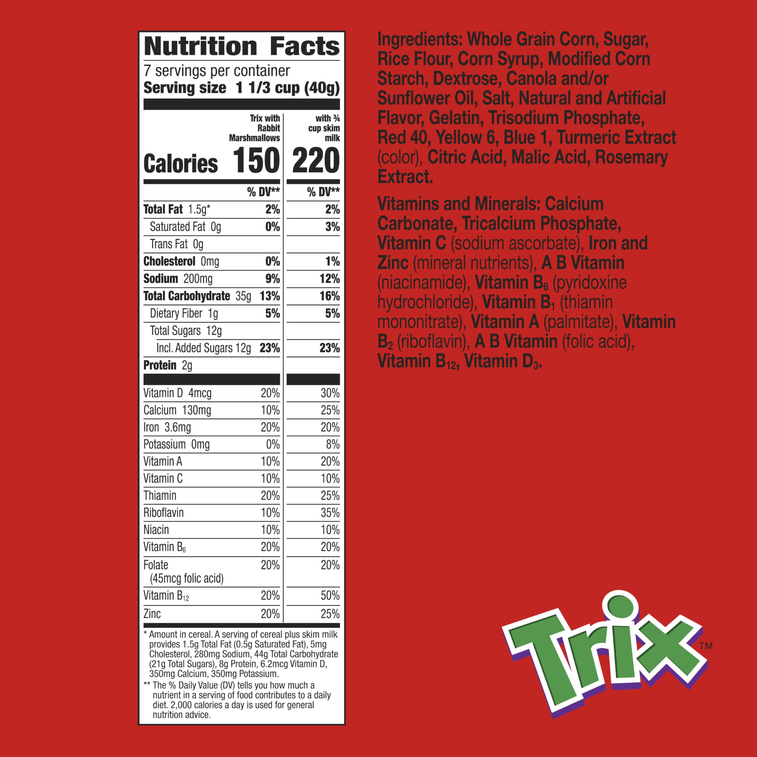 Trix rabbit-shaped marshmallows add fun texture and sweetness.