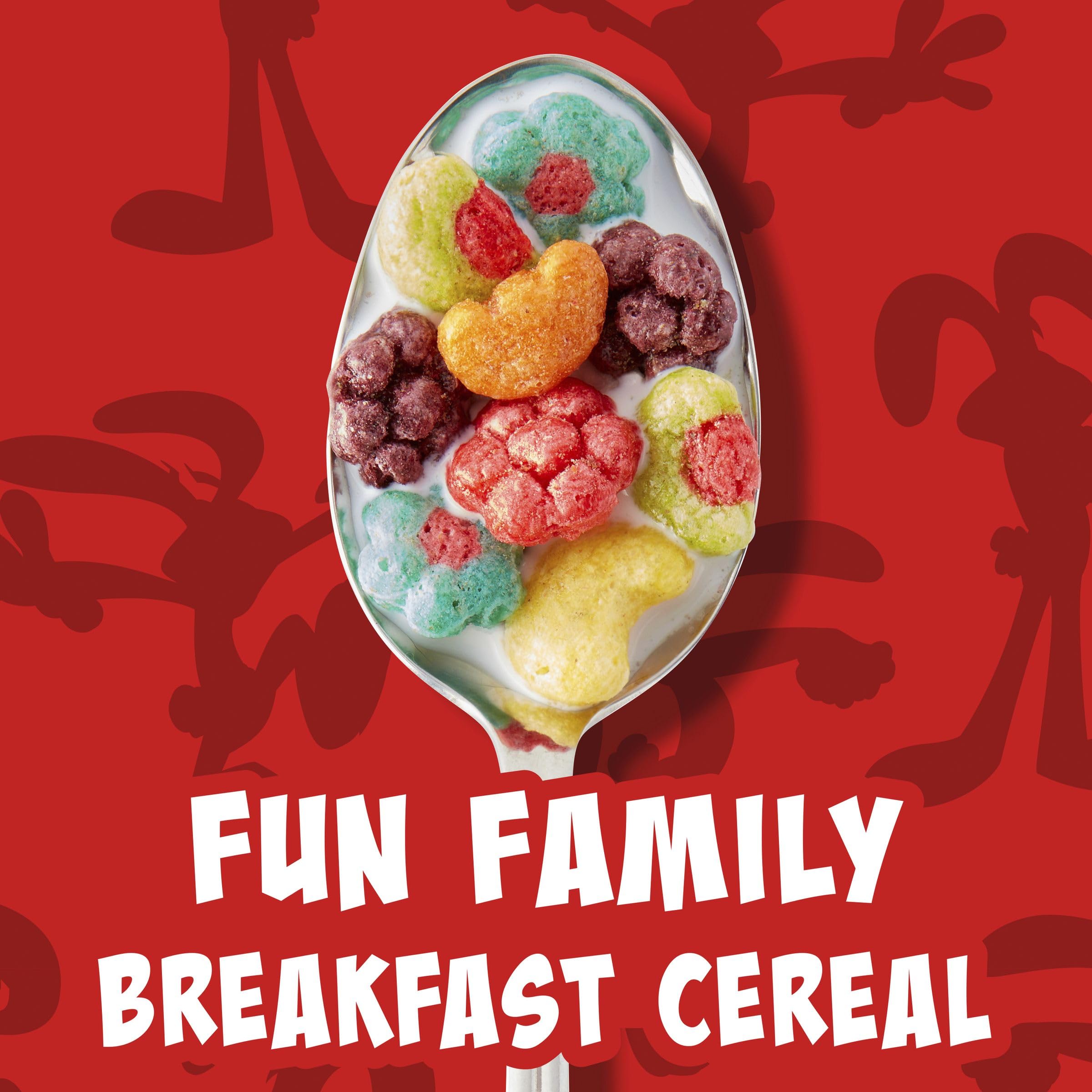 Trix whole-grain serving with calcium and vitamins highlighted