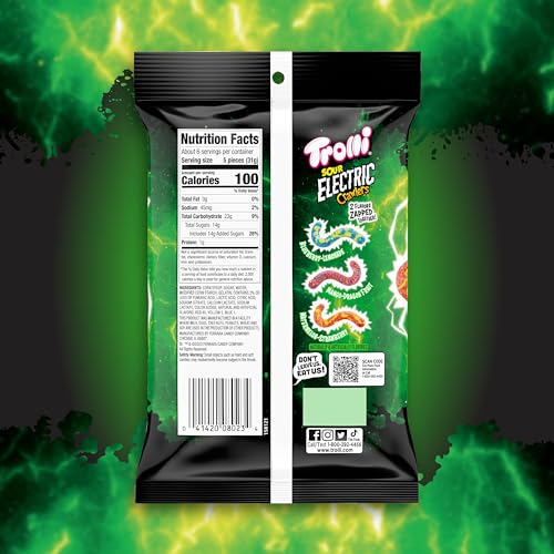 Trolli Electric Crawlers bag back highlights reseal tab for easy sharing