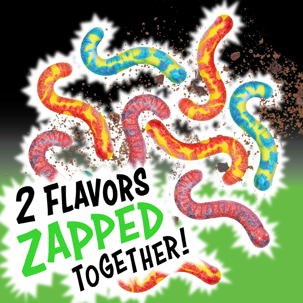 Trolli Electric Crawlers packaging on shelf suggests party ready snack option