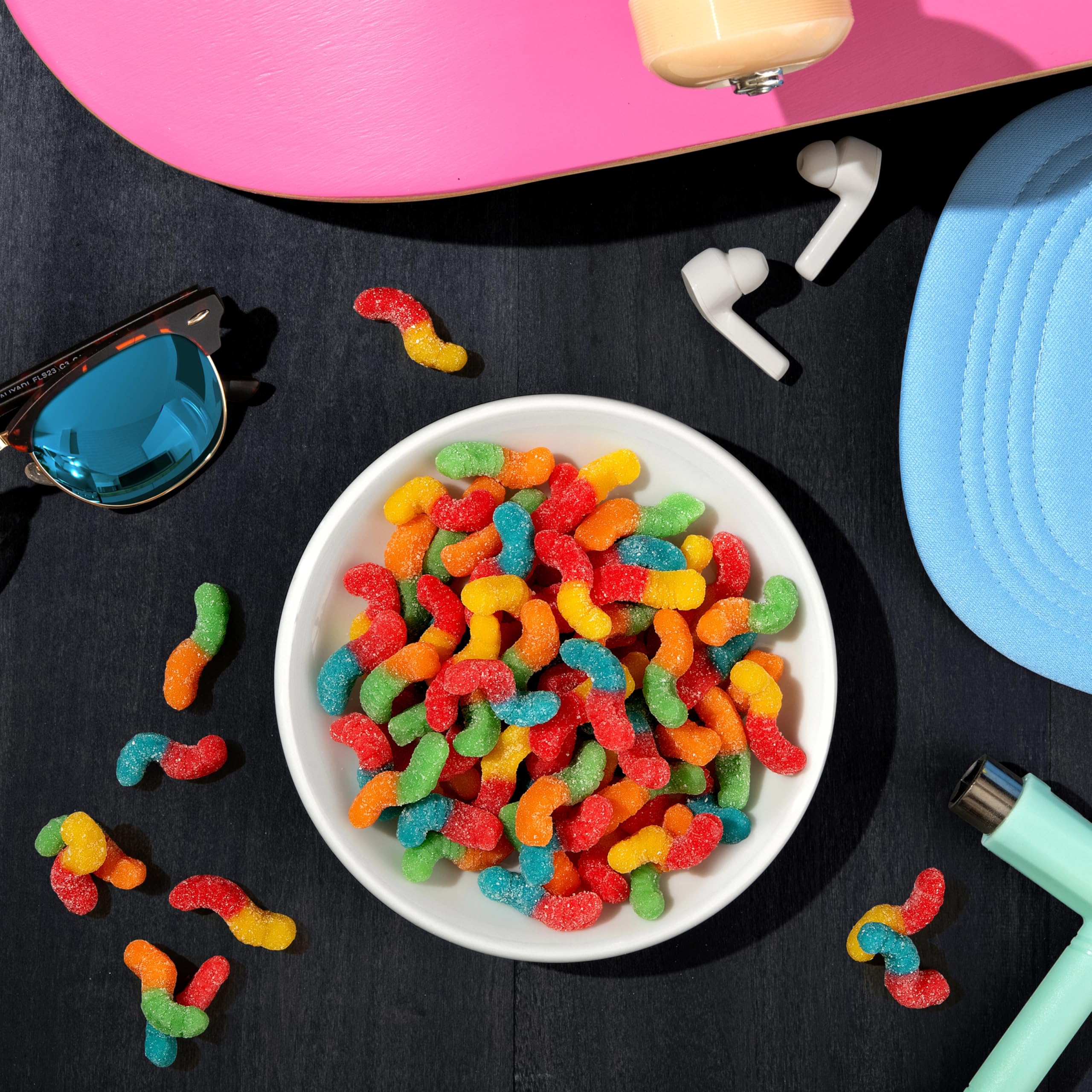 30-count pack of Trolli mini crawlers ready for sharing.