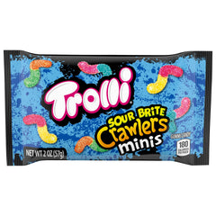 Trolli Minis show tangy flavors in a convenient snack pouch